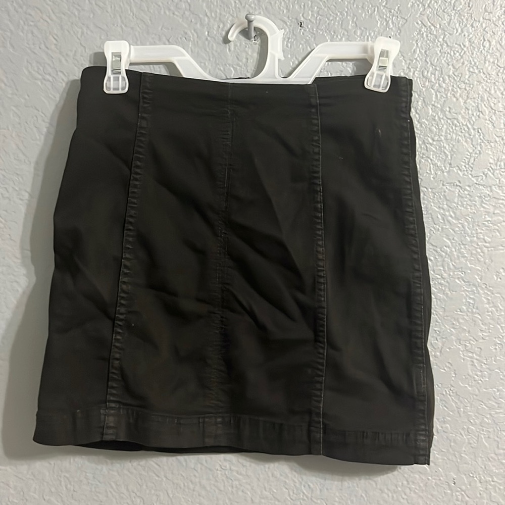 Black Free People Skirt